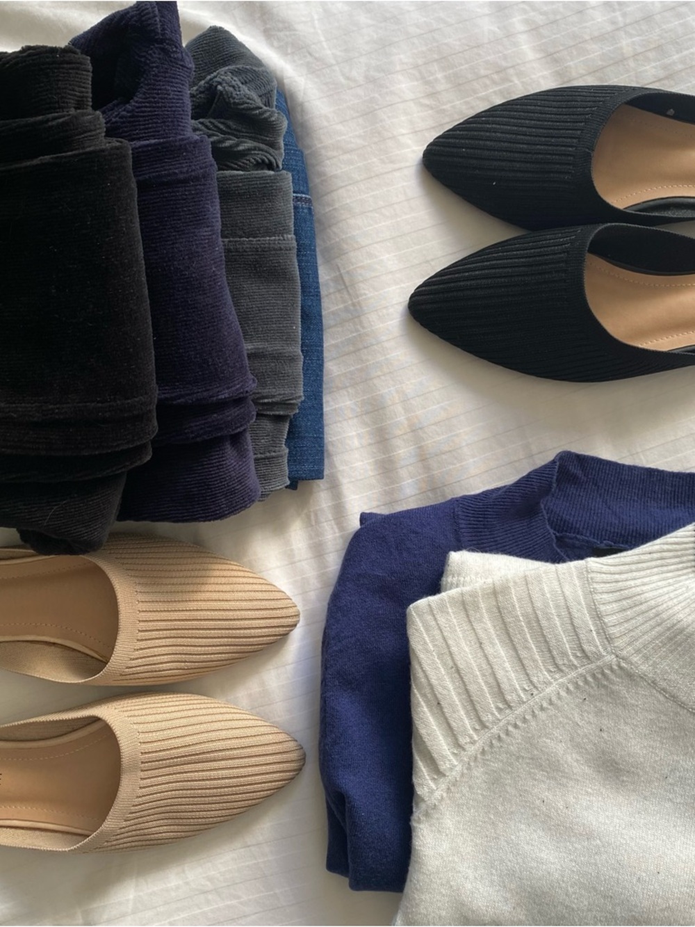 Women’s Capsule Wardrobe/ Bundle: navy, black, cream - Picture 2 of 7